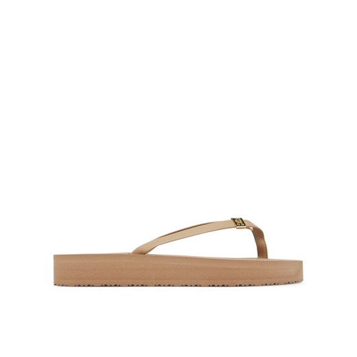 Tommy Hilfiger Japonki Elevated Chic Beach Sandal FW0FW08523 Beżowy ze sklepu MODIVO w kategorii Klapki damskie - zdjęcie 182675275