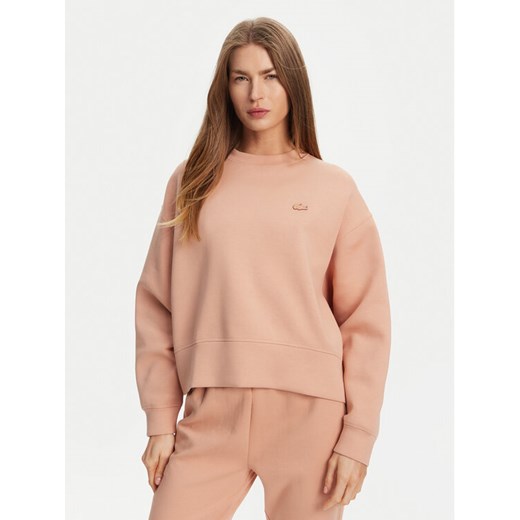 Lacoste Bluza SF5614 Pomarańczowy Oversize ze sklepu MODIVO w kategorii Bluzy damskie - zdjęcie 182675297