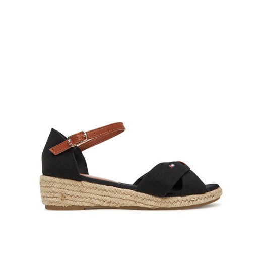 Tommy Hilfiger Espadryle T3A7-33801-0048 S Czarny ze sklepu MODIVO w kategorii Espadryle damskie - zdjęcie 182675326