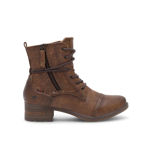 Mustang Botki 1229-508 Brązowy ze sklepu MODIVO w kategorii Botki - zdjęcie 182675396
