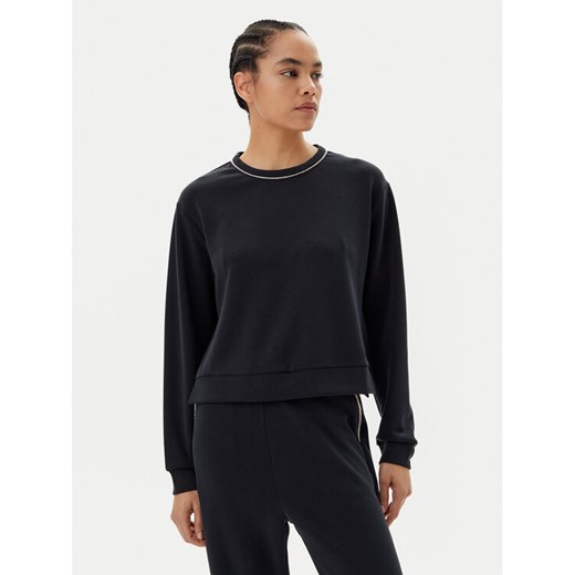 EA7 Emporio Armani Bluza 7W000142 AF12643 UC001 Czarny Loose Fit ze sklepu MODIVO w kategorii Bluzy damskie - zdjęcie 182675476