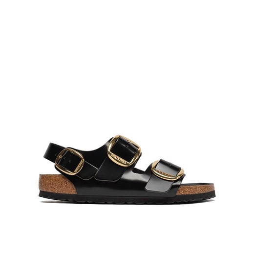 Birkenstock Sandały Milano Big Buckle 1024211 Czarny ze sklepu MODIVO w kategorii Sandały damskie - zdjęcie 182675517