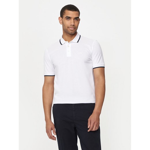 Boss Polo Parlay 190 50494697 Biały Regular Fit ze sklepu MODIVO w kategorii T-shirty męskie - zdjęcie 182675519