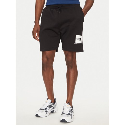 The North Face Szorty sportowe Nse Box NF0A8C1J Czarny Regular Fit ze sklepu MODIVO w kategorii Spodenki męskie - zdjęcie 182675549