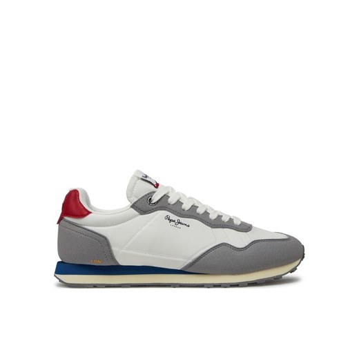 Pepe Jeans Sneakersy Natch Basic M PMS40010 Biały ze sklepu MODIVO w kategorii Buty sportowe męskie - zdjęcie 182675578