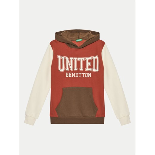 United Colors Of Benetton Bluza 3EB5C203U Kolorowy Regular Fit ze sklepu MODIVO w kategorii Bluzy chłopięce - zdjęcie 182675597