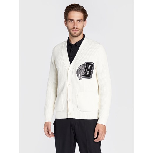 Baldessarini Kardigan Kashcot B4 60020/000/5107 Beżowy Regular Fit ze sklepu MODIVO w kategorii Swetry męskie - zdjęcie 182675599