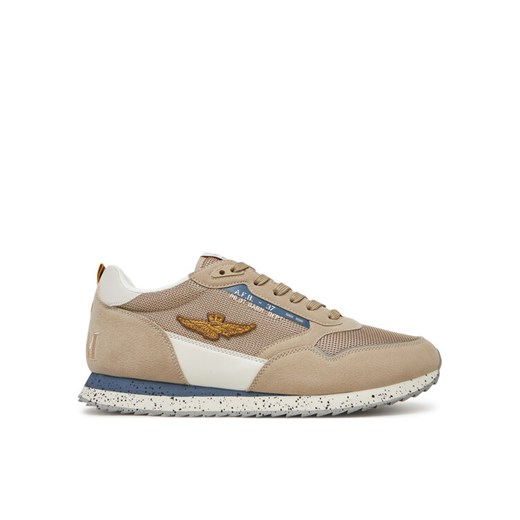 Aeronautica Militare Sneakersy 251SC288CT3545 Beżowy ze sklepu MODIVO w kategorii Buty sportowe męskie - zdjęcie 182675625