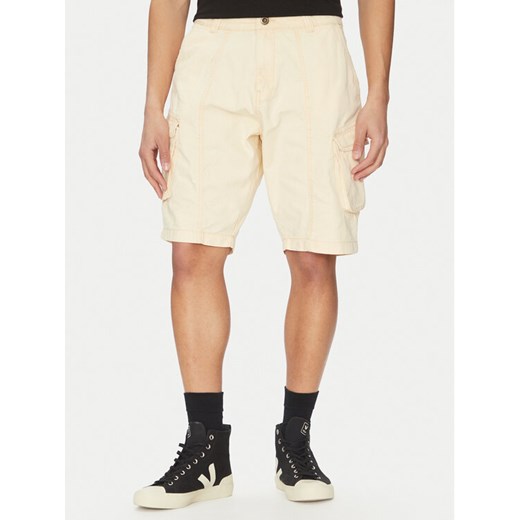 Alpha Industries Szorty jeansowe Canvas Acid 156259 Biały Regular Fit ze sklepu MODIVO w kategorii Spodenki męskie - zdjęcie 182675637
