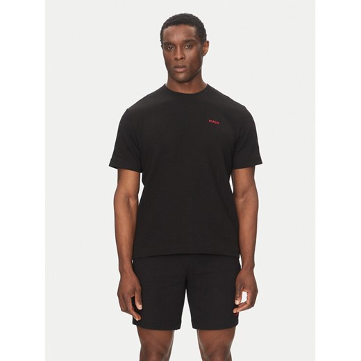 HUGO T-Shirt Austin 50532011 Czarny Regular Fit ze sklepu MODIVO w kategorii T-shirty męskie - zdjęcie 182675657