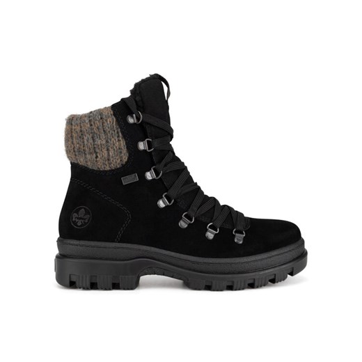 Rieker Botki X8200-00 Czarny ze sklepu MODIVO w kategorii Botki - zdjęcie 182675736