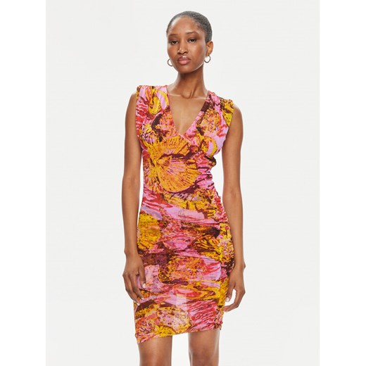 Pinko Sukienka koktajlowa Androgeo Abito 103224 A1OB Różowy Slim Fit ze sklepu MODIVO w kategorii Sukienki - zdjęcie 182675828