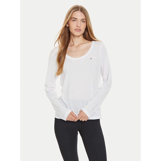 Tommy Hilfiger Bluzka UW0UW05228 Biały Relaxed Fit ze sklepu MODIVO w kategorii Bluzki damskie - zdjęcie 182675839