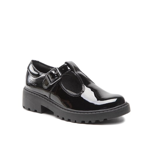 Geox Półbuty J Casey G. E J8420E 000HH C9999 M Czarny ze sklepu MODIVO w kategorii Półbuty dziecięce - zdjęcie 182675867