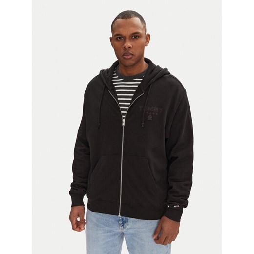Tommy Jeans Bluza Varsity DM0DM20835 Czarny Relaxed Fit ze sklepu MODIVO w kategorii Bluzy męskie - zdjęcie 182675957