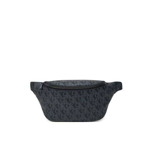 Calvin Klein Jeans Saszetka nerka Matte Aop Sq Waistbag 38 LV04G3113G Czarny ze sklepu MODIVO w kategorii Nerki - zdjęcie 182676006