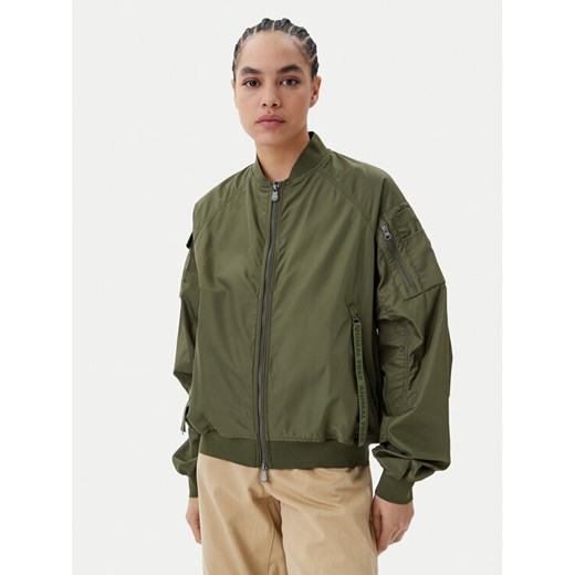 Save The Duck Kurtka bomber D32105W TWIL20 Zielony Oversize ze sklepu MODIVO w kategorii Kurtki damskie - zdjęcie 182676079