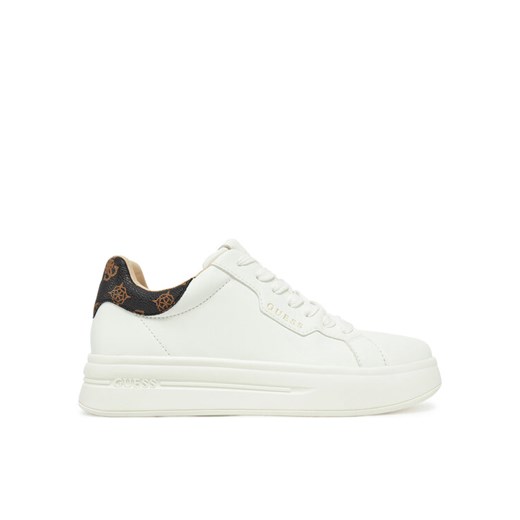 Guess Sneakersy FLPWIN FAL12 Biały ze sklepu MODIVO w kategorii Buty sportowe damskie - zdjęcie 182676126
