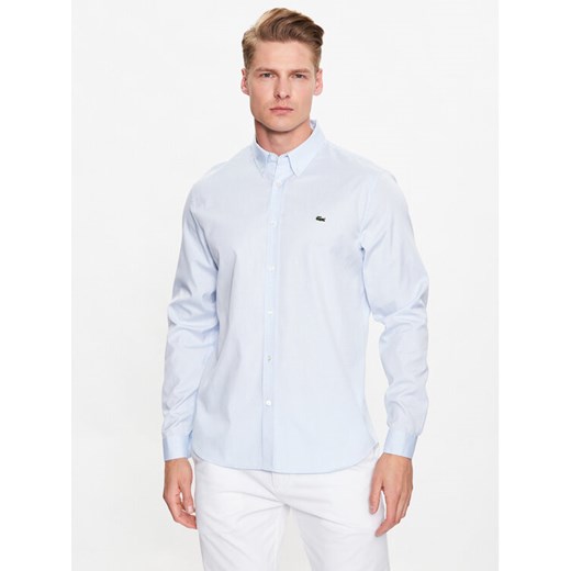 Lacoste Koszula CH2933 Błękitny Regular Fit Lacoste 44 MODIVO