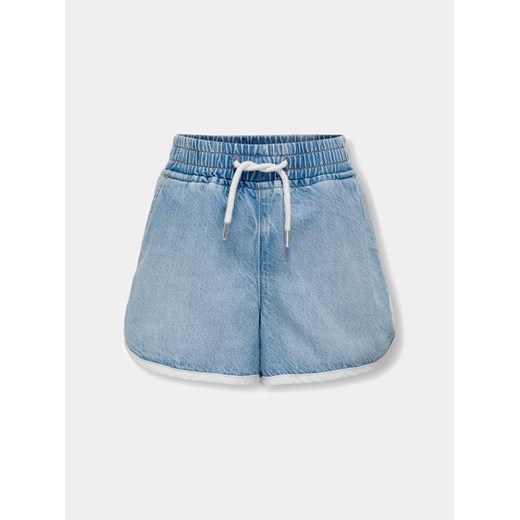Kids ONLY Szorty jeansowe Pierce 15320325 Niebieski Jogger Fit ze sklepu MODIVO w kategorii Spodenki dziewczęce - zdjęcie 182676147