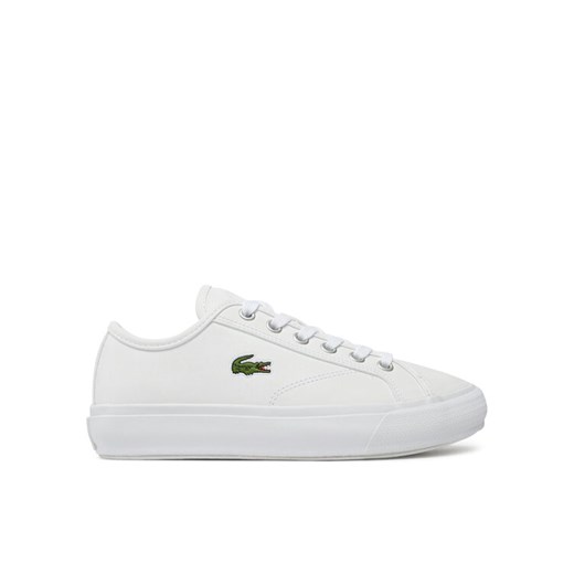 Lacoste Sneakersy Backcourt 224 2 Cuj 748CUJ000121G Biały ze sklepu MODIVO w kategorii Buty sportowe damskie - zdjęcie 182676156