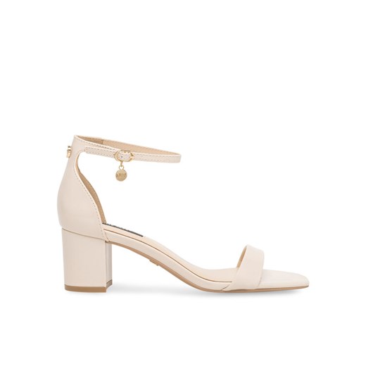 Nine West Sandały WFA2625-1 Beżowy ze sklepu MODIVO w kategorii Sandały damskie - zdjęcie 182676219