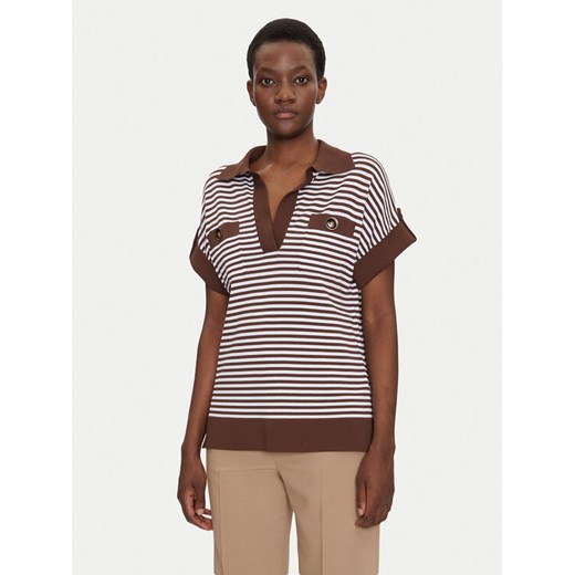 Luisa Spagnoli Sweter Caio 58672 Granatowy Regular Fit ze sklepu MODIVO w kategorii Swetry damskie - zdjęcie 182676266