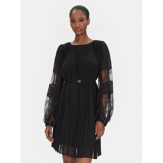 TWINSET Sukienka codzienna 251TP2783 Czarny Loose Fit ze sklepu MODIVO w kategorii Sukienki - zdjęcie 182676277