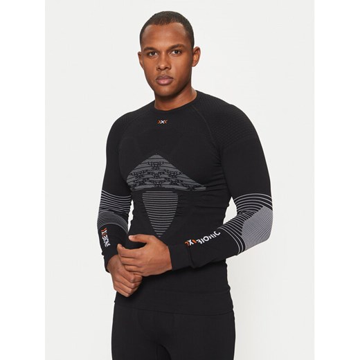X-Bionic Bielizna termoaktywna górna Energizer 4.0 NGYT06W19M Czarny Slim Fit ze sklepu MODIVO w kategorii Bielizna termoaktywna męska - zdjęcie 182676305