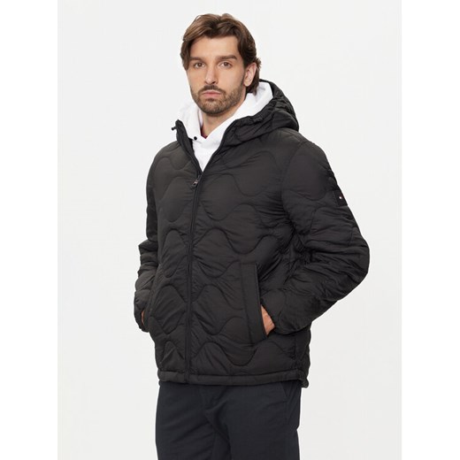 Tommy Hilfiger Kurtka przejściowa MW0MW36585 Czarny Regular Fit ze sklepu MODIVO w kategorii Kurtki męskie - zdjęcie 182676307
