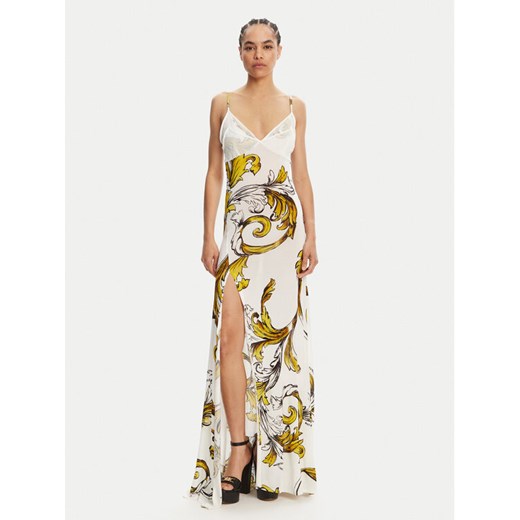 Versace Jeans Couture Sukienka letnia 78HAO900 Biały Regular Fit ze sklepu MODIVO w kategorii Sukienki - zdjęcie 182676358