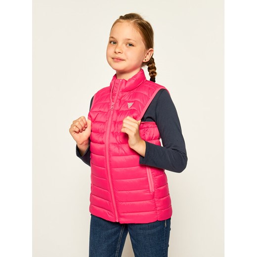 Guess Bezrękawnik H93J01 WCAO0 Różowy Regular Fit ze sklepu MODIVO w kategorii Kamizelki dziewczęce - zdjęcie 182676397