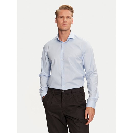 Calvin Klein Koszula K10K113539 Niebieski Regular Fit ze sklepu MODIVO w kategorii Koszule męskie - zdjęcie 182676416