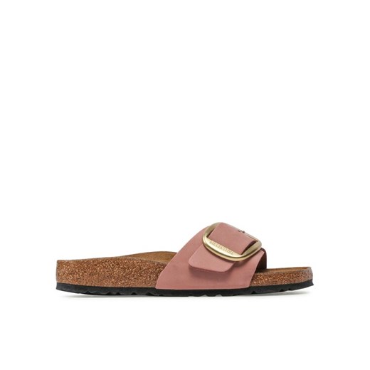 Birkenstock Klapki Madrid Big Buckle 1024039 Różowy ze sklepu MODIVO w kategorii Klapki damskie - zdjęcie 182676428