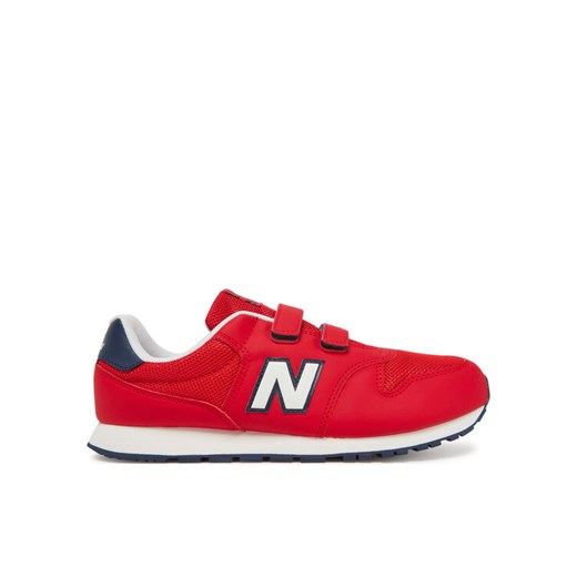 New Balance Sneakersy GV500TR1 Czerwony ze sklepu MODIVO w kategorii Buty sportowe dziecięce - zdjęcie 182676445