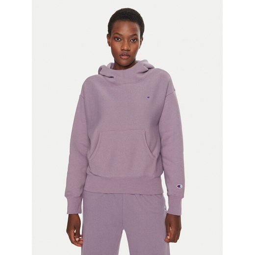 Champion Bluza 116236 Fioletowy Loose Fit ze sklepu MODIVO w kategorii Bluzy damskie - zdjęcie 182676519