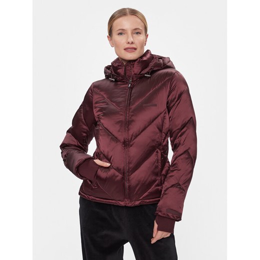 Calvin Klein Kurtka przejściowa K20K207068 Bordowy Slim Fit ze sklepu MODIVO w kategorii Kurtki damskie - zdjęcie 182676537