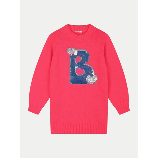 Billieblush Sukienka dzianinowa U20521 Różowy Regular Fit ze sklepu MODIVO w kategorii Sukienki dziewczęce - zdjęcie 182676555