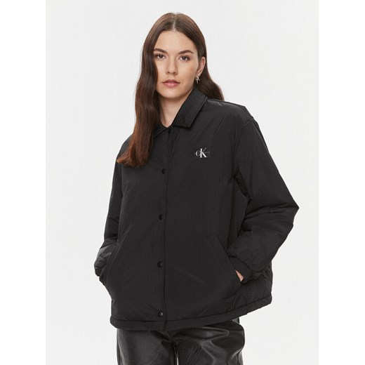 Calvin Klein Jeans Kurtka przejściowa Skater J20J222589 Czarny Relaxed Fit ze sklepu MODIVO w kategorii Kurtki damskie - zdjęcie 182676557