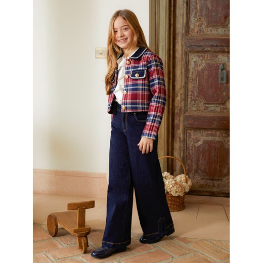 Abel & Lula Jeansy 5718 Granatowy Regular Fit ze sklepu MODIVO w kategorii Spodnie dziewczęce - zdjęcie 182676576