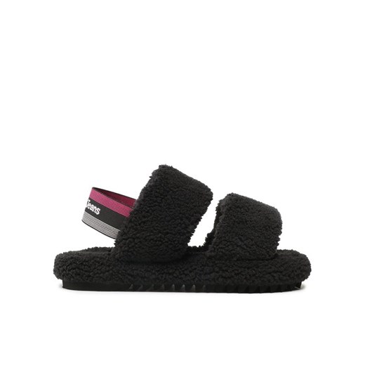 Tommy Jeans Kapcie Tj Winter Sandal 2D EN0EN02031 Czarny ze sklepu MODIVO w kategorii Kapcie damskie - zdjęcie 182676709
