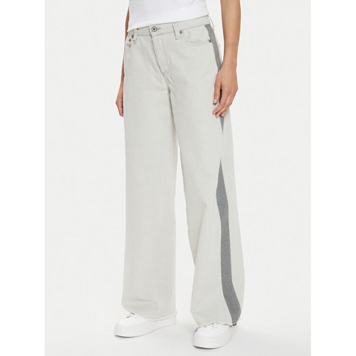 Please Jeansy P2ZBCJ8CA6 Beżowy Relaxed Fit ze sklepu MODIVO w kategorii Jeansy damskie - zdjęcie 182676727