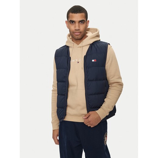 Tommy Jeans Kamizelka DM0DM18899 Granatowy Regular Fit ze sklepu MODIVO w kategorii Kamizelki męskie - zdjęcie 182676749