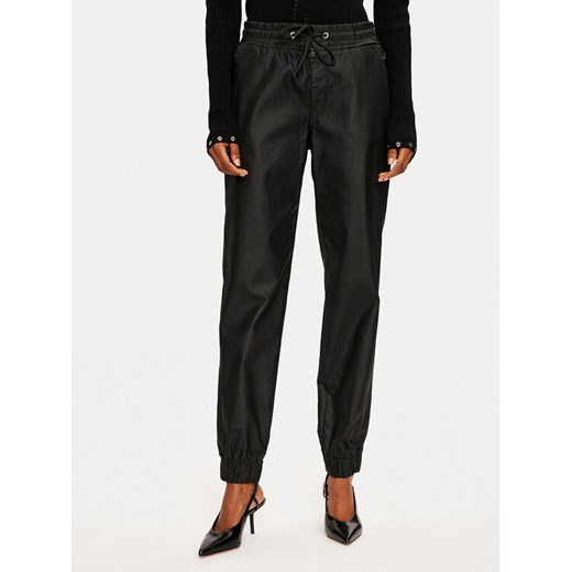 Noisy May Joggery Klay 27031014 Czarny Slim Fit ze sklepu MODIVO w kategorii Spodnie damskie - zdjęcie 182676786