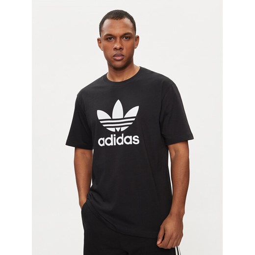 adidas T-Shirt adicolor Trefoil IU2364 Czarny Regular Fit ze sklepu MODIVO w kategorii T-shirty męskie - zdjęcie 182676847
