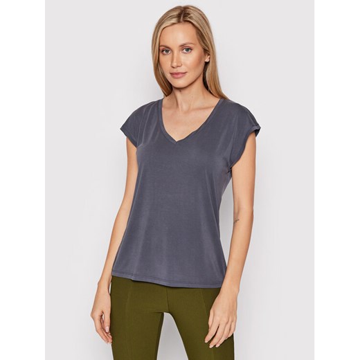 Vero Moda T-Shirt Filli 10247666 Szary Regular Fit ze sklepu MODIVO w kategorii Bluzki damskie - zdjęcie 182676848