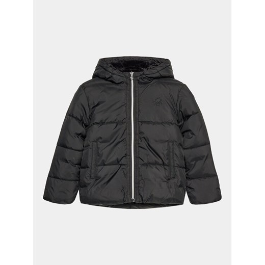 United Colors Of Benetton Kurtka zimowa 2SJ1CN02I Czarny Regular Fit ze sklepu MODIVO w kategorii Kurtki chłopięce - zdjęcie 182676877