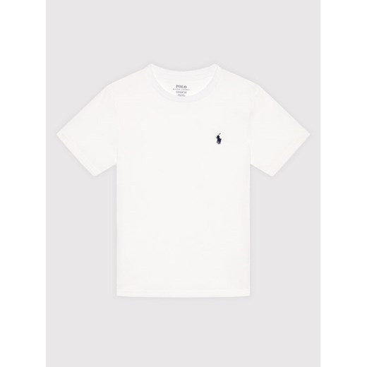 Polo Ralph Lauren T-Shirt Ss Cn 323832904035 Biały Regular Fit ze sklepu MODIVO w kategorii T-shirty chłopięce - zdjęcie 182676898