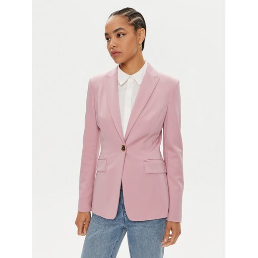 Pinko Marynarka Signum Giacca 100254 A1L3 Różowy Reglan Fit ze sklepu MODIVO w kategorii Marynarki damskie - zdjęcie 182676925
