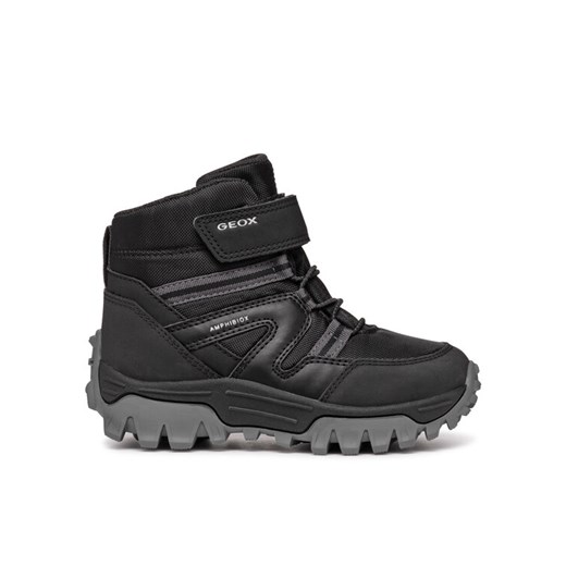 Geox Kozaki J Himalaya Boy B Abx J46FRD 050FU C9999 M Czarny ze sklepu MODIVO w kategorii Buty zimowe dziecięce - zdjęcie 182676926